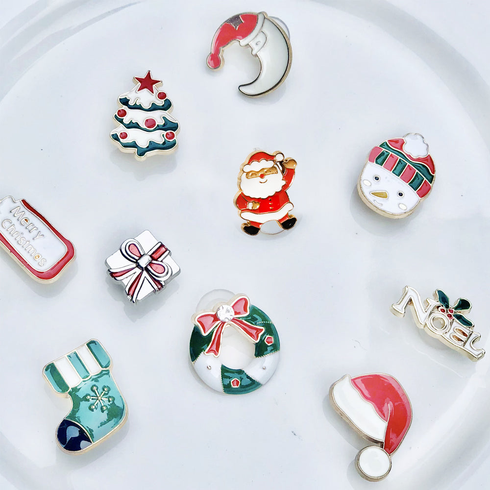 17pcs Christmas Shoes Decoration Shoe Charms for Men Women Adult Party Holiday Gifts