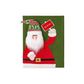 Christmas Chair Cover Removable Santa/Snowman Dining Chair Back Cover-Santa Claus