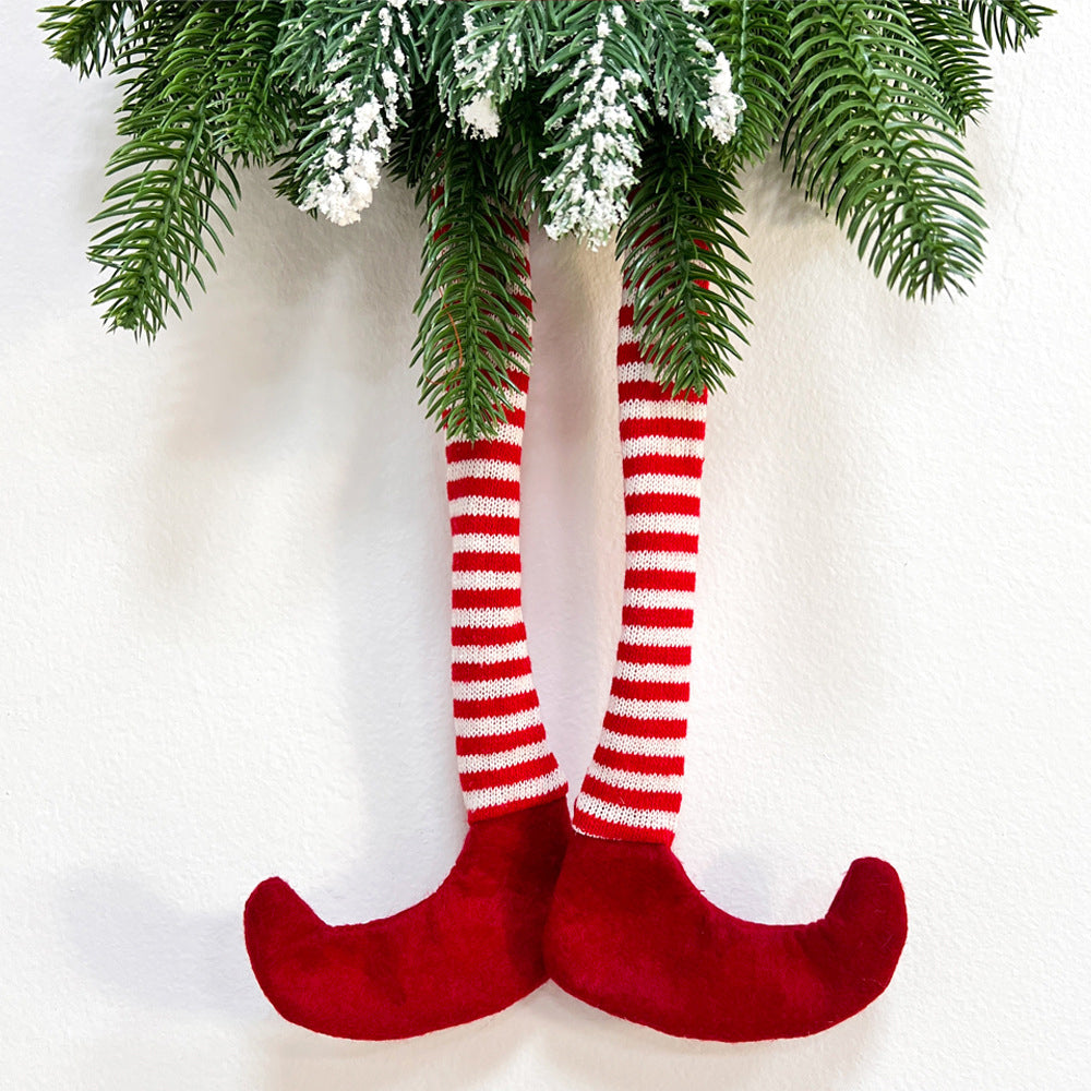 Christmas Tree Gnomes Ornament Long-legged Elf Door Hanging