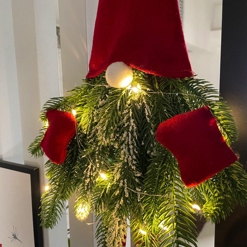 Christmas Tree Gnomes Ornament Long-legged Elf Door Hanging