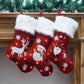 Christmas Stocking With Lights Pendant Sock for Home Party Decor-Elk