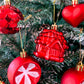 Christmas Ball Ornaments Christmas Tree Decoration-Red and White