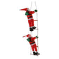Santa Claus Climbing on Rope Ladder Christmas Pendant