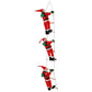 Santa Claus Climbing on Rope Ladder Christmas Pendant