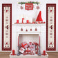 35x300cm Christmas Holiday Garage Door Banner Indoor Outdoor Wall Hanging Decor