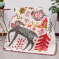 Christmas Theme Camping Blanket Sofa Blanket for Christmas Gifts-ELK
