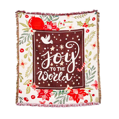 Christmas Theme Camping Blanket Sofa Blanket for Christmas Gifts-Flowers