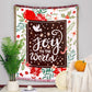 Christmas Theme Camping Blanket Sofa Blanket for Christmas Gifts-Flowers