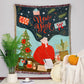 Christmas Theme Camping Blanket Sofa Blanket for Christmas Gifts-Girl