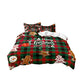 2Pcs/3Pcs Christmas Bedding Set Single Double Queen King Size Quilt Cover Pillowcases Set