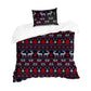 2Pcs/3Pcs Christmas Bedding Set Single Double Queen King Size Quilt Cover Pillowcases Set