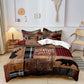 2Pcs/3Pcs Christmas Bedding Set Single Double Queen King Size Quilt Cover Pillowcases Set