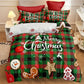 2Pcs/3Pcs Christmas Bedding Set Single Double Queen King Size Quilt Cover Pillowcases Set