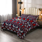 2Pcs/3Pcs Christmas Bedding Set Single Double Queen King Size Quilt Cover Pillowcases Set