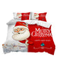 2Pcs/3Pcs Bedding Set Christmas Double Queen King Size Quilt Cover Pillowcases Set