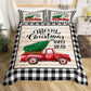2Pcs/3Pcs Bedding Set Christmas Double Queen King Size Quilt Cover Pillowcases Set