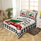 2Pcs/3Pcs Bedding Set Christmas Double Queen King Size Quilt Cover Pillowcases Set