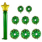 Reusable Self Standing Christmas Tree Balloons Foil Balloon Kit