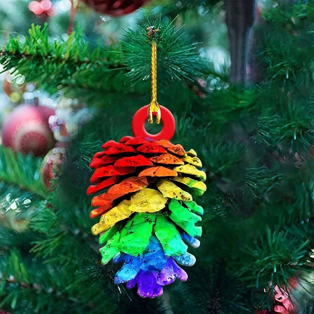 2Pcs Christmas Hanging Ornaments
