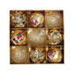 9Pcs Christmas Tree Christmas Balls Decorations Baubles Party Ornaments Gift Pack