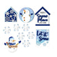 6Pcs Winter Christmas Tiered Tray Decor Tabletop Farmhouse Signs