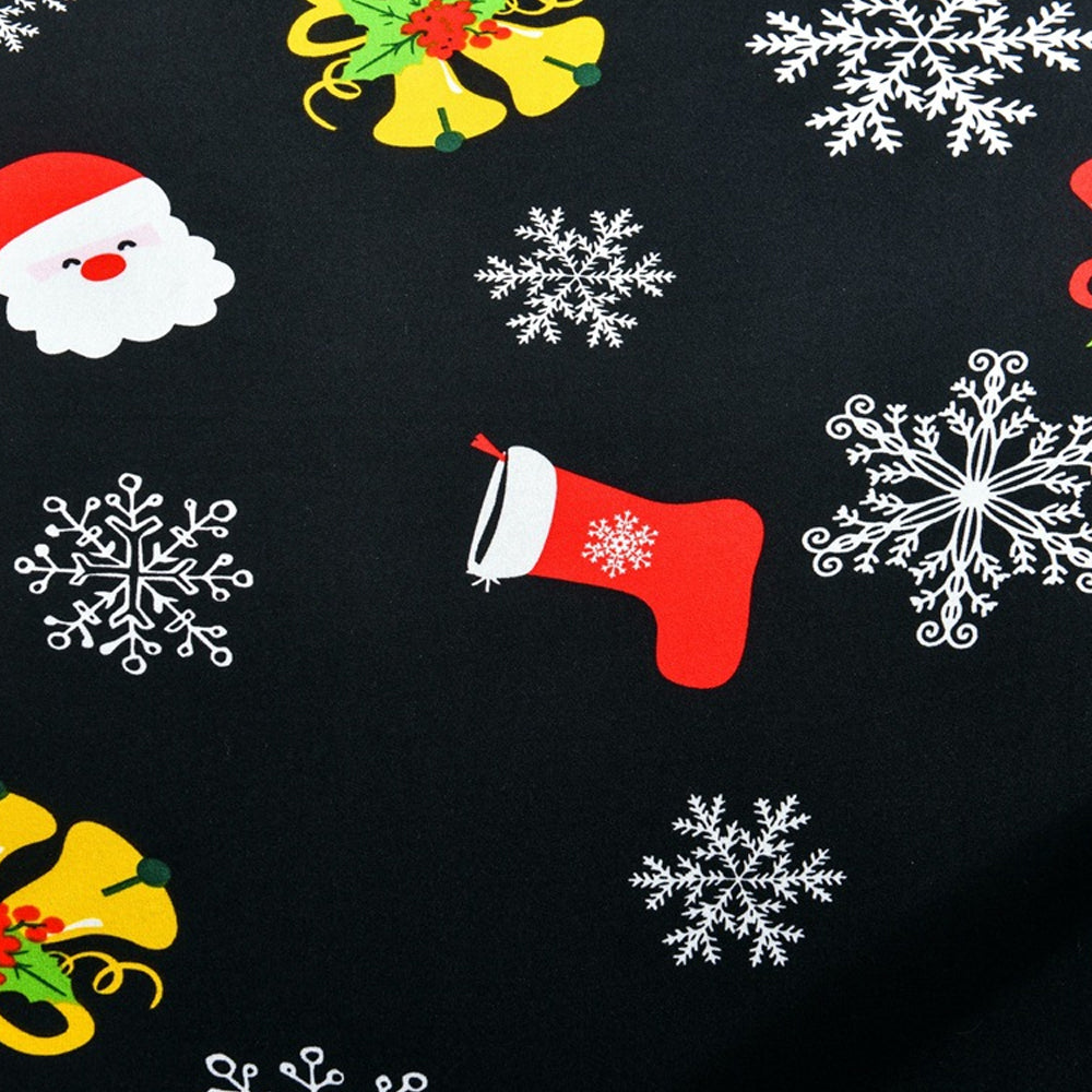 Christmas Stretch Removable Swivel Office Chair Cover