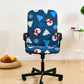 Christmas Stretch Removable Swivel Office Chair Cover