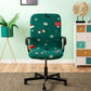 Christmas Stretch Removable Swivel Office Chair Cover