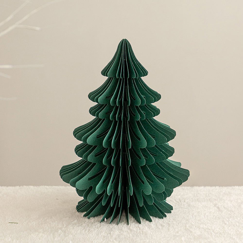 Tabletop Paper Honeycomb Christmas Tree for Christmas Party
