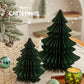 4Pcs Tabletop Paper Honeycomb Christmas Tree for Christmas Party