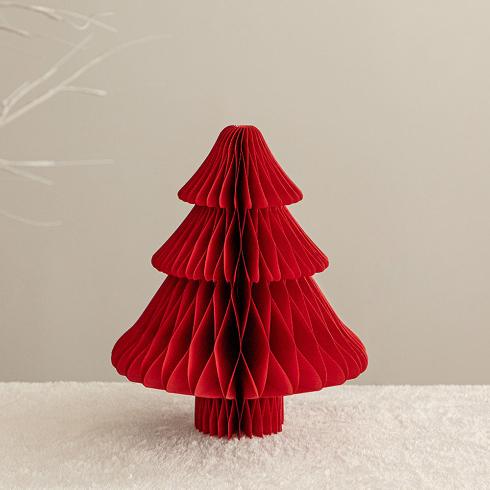 Tabletop Paper Honeycomb Christmas Tree for Christmas Party