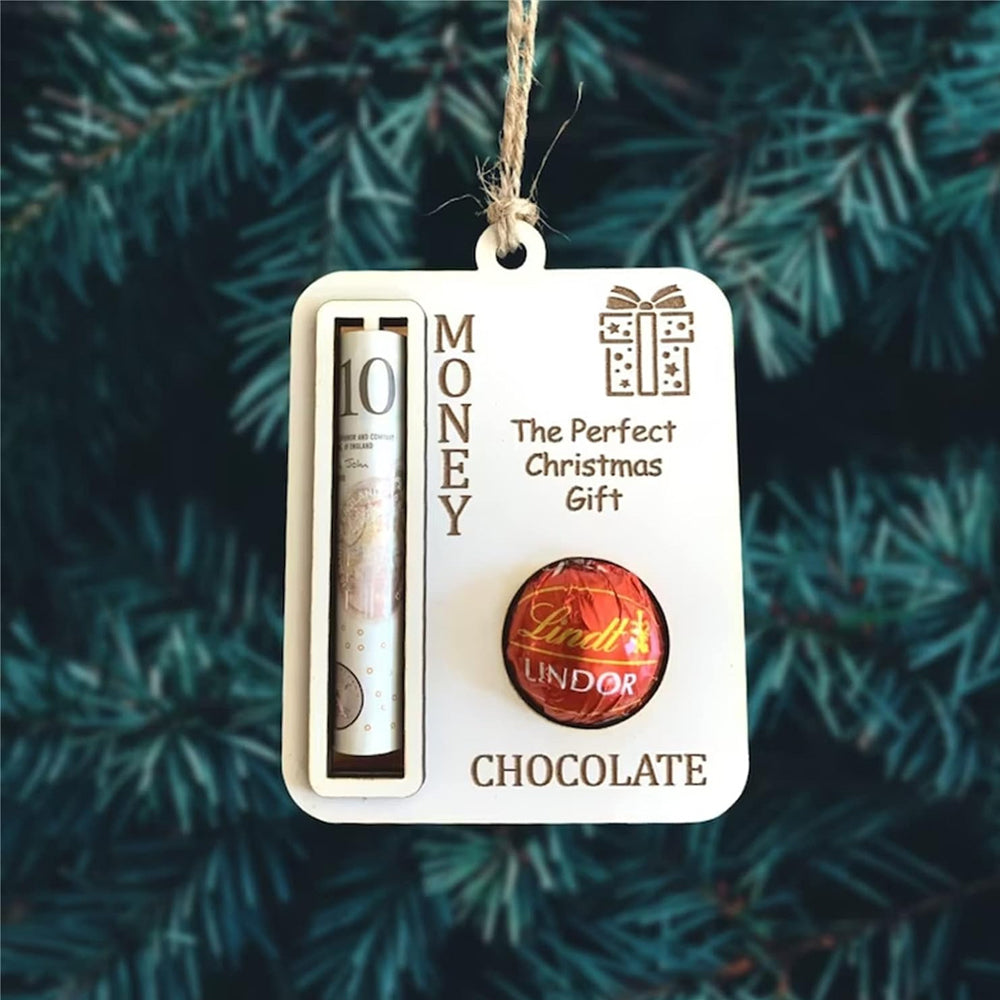 8Pcs Christmas Money Holders Pendant for Cash