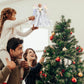 25cm Christmas Tree Topper Angel Fairy Festive Xmas Tree Top Ornament