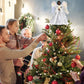 25cm Christmas Tree Topper Angel Fairy Festive Xmas Tree Top Ornament