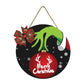 Christmas Door Plate Wooden Sign Christmas Welcome Listing Door Wall Decoration