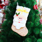 2Pcs Christmas Hanging Stocking for Holiday Party Decor-Santa and Snowman