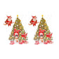 2Pcs Christmas Window Sticker Self-Adhesive Santa Claus Window Decals