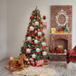 8Pcs Personalized Christmas Family Xmas Tree Christmas Stocking Ornaments DIY Christmas Stockings Decoration Socks