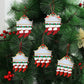 8Pcs Personalized Christmas Family Xmas Tree Christmas Stocking Ornaments DIY Christmas Stockings Decoration Socks