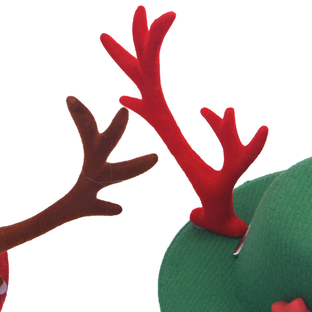 Pet Christmas Hats with Reindeer Antlers Festive Christmas Holiday Accessory