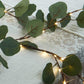 Artificial Plants Green Leaf Garland Led String Light with Timer 96 Fairy Lights-Eucalyptus Leaf