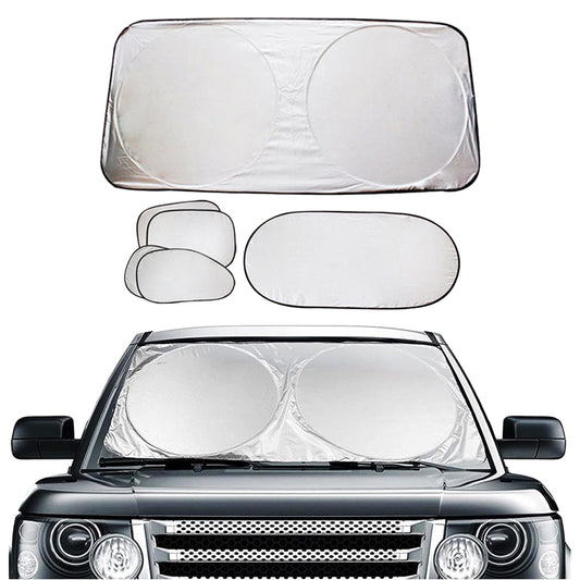 6Pcs Car Windshield Sun Shade for Side Window Front and Rear Windshield