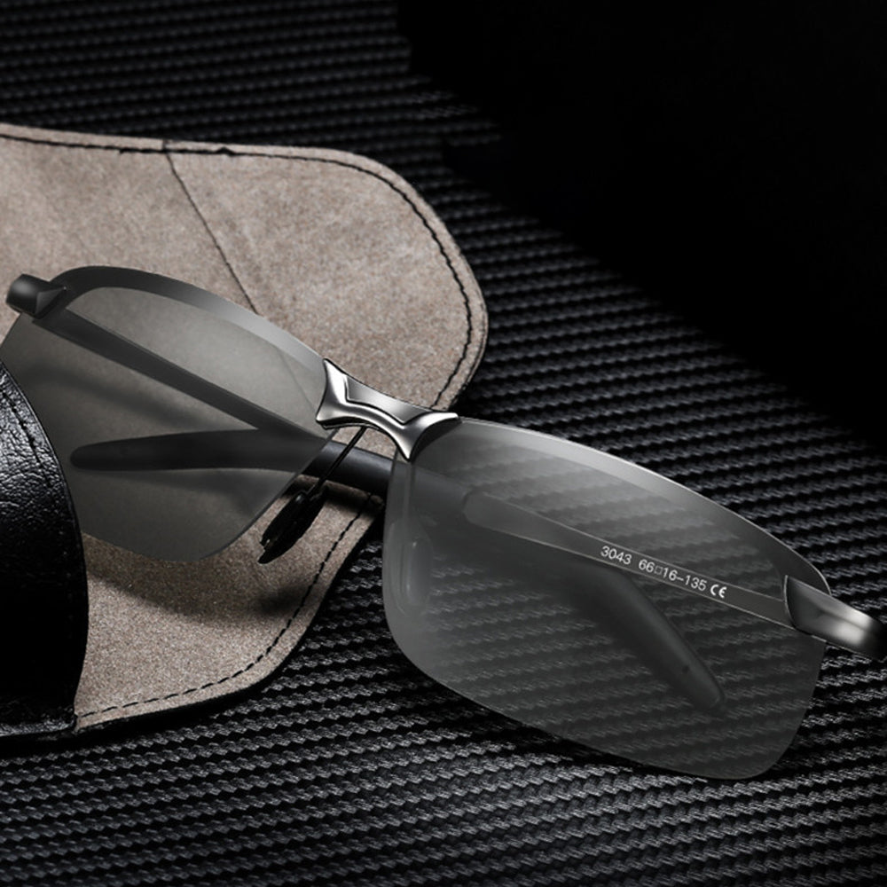 2Pcs Photochromic Polarised Sunglasses
