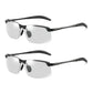 2Pcs Photochromic Polarised Sunglasses