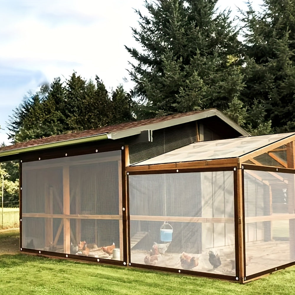 Clear Tarp Heavy Duty with Grommets Plastic Tarpaulin Cover