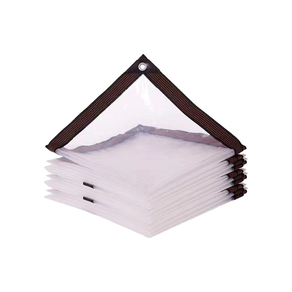 Clear Tarp Heavy Duty with Grommets Plastic Tarpaulin Cover