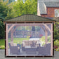 Clear Tarp Heavy Duty with Grommets Plastic Tarpaulin Cover
