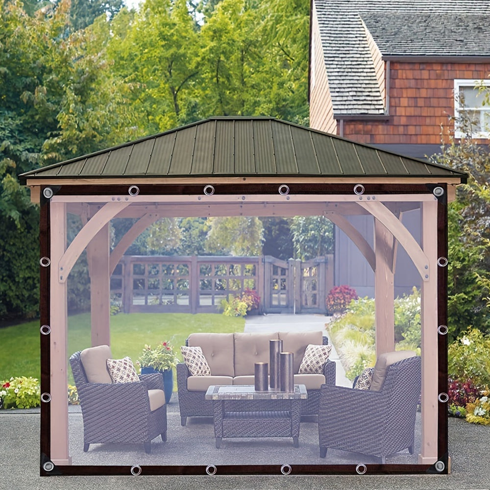 Clear Tarp Heavy Duty with Grommets Plastic Tarpaulin Cover