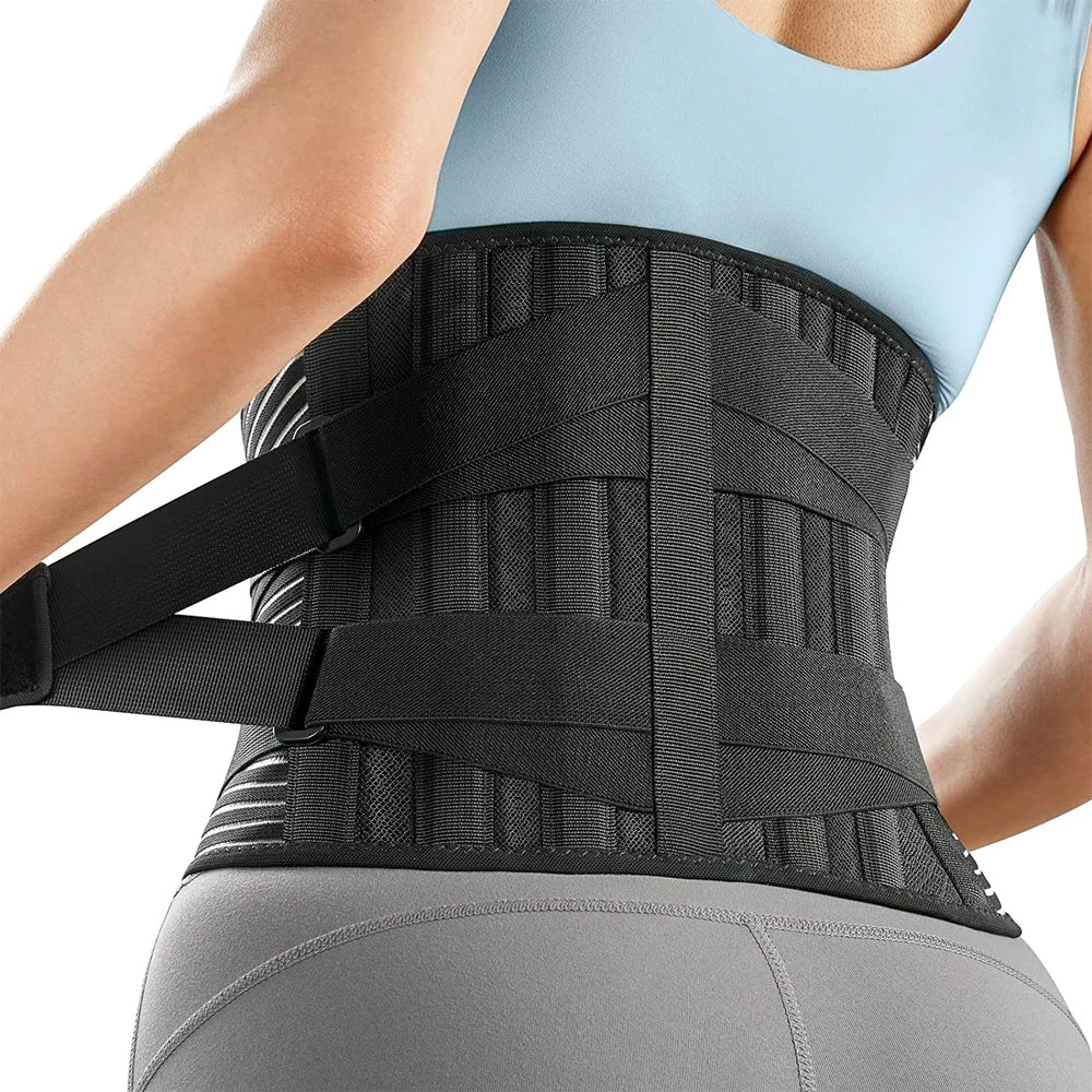 Back Brace Waist Support Belt Lumbar Support Belt-Belt with Contoured Cushion