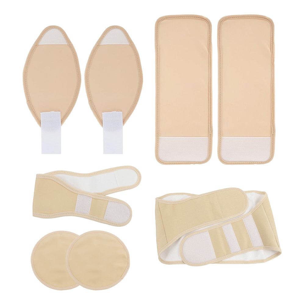 8Pcs Reusable Castor Oil Wrap Kit